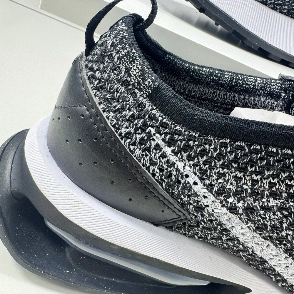 Nike Air Max Flyknit Racer Mens 10 Black White DM9073-001 Running Shoes